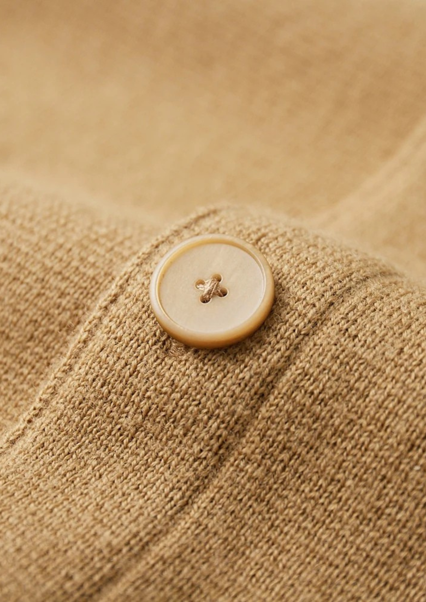 Overshirt com Botões em Lã Merino Extrafina Pura