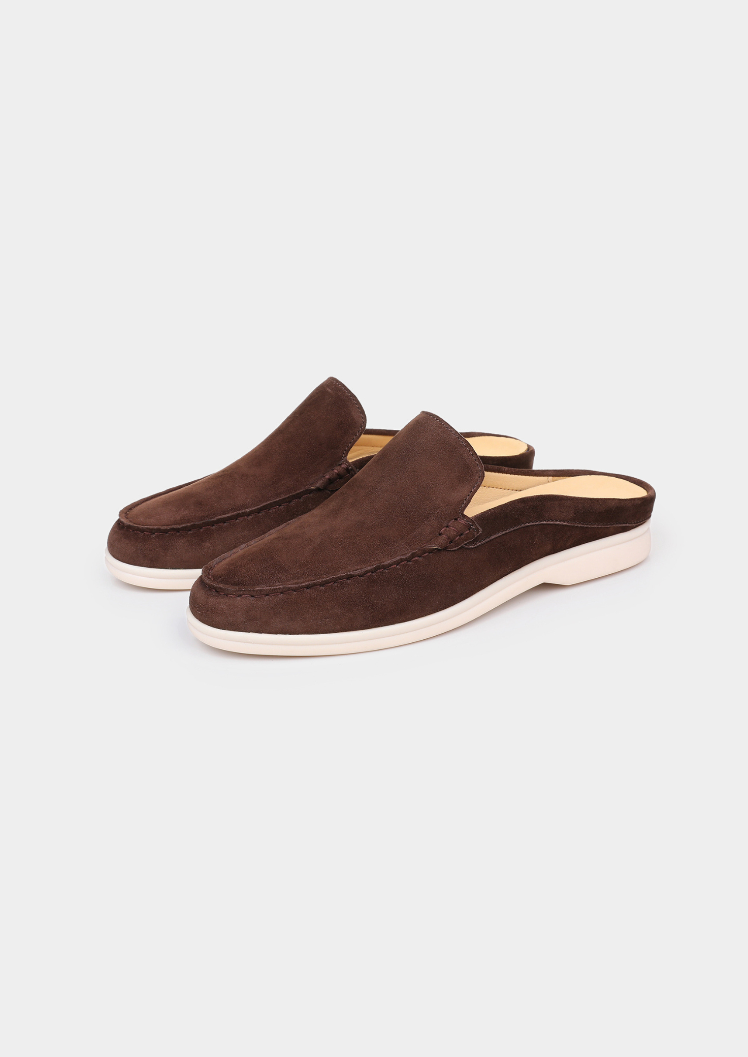 SLIPPER MARINA EM CAMURÇA - Café