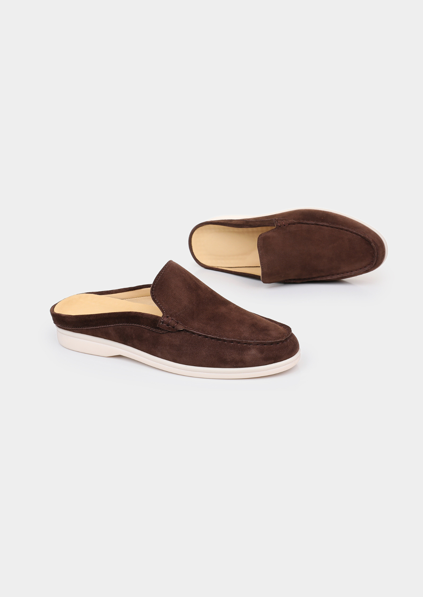 SLIPPER MARINA EM CAMURÇA - Café