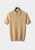 Polo Premium Cashmere Mostarda Bicolor