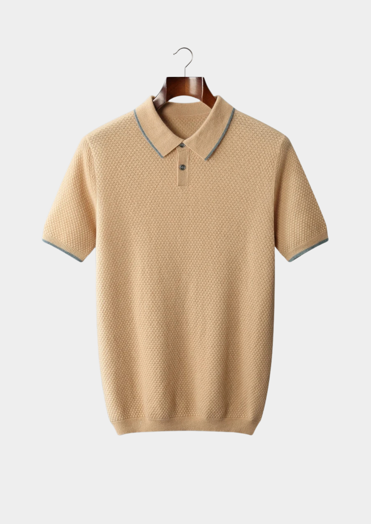 Polo Premium Cashmere Mostarda Bicolor