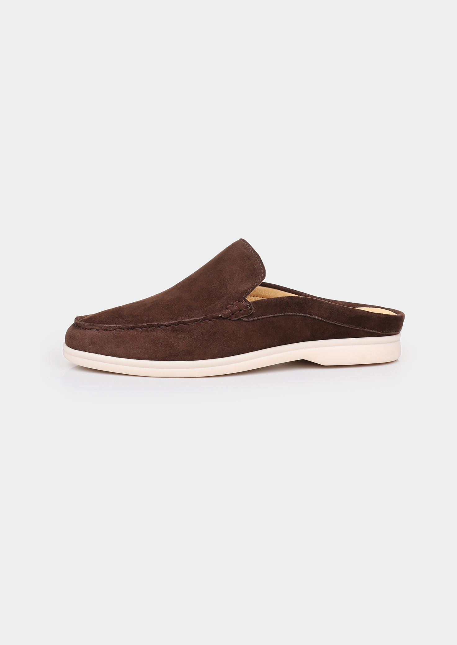 SLIPPER MARINA EM CAMURÇA - Café