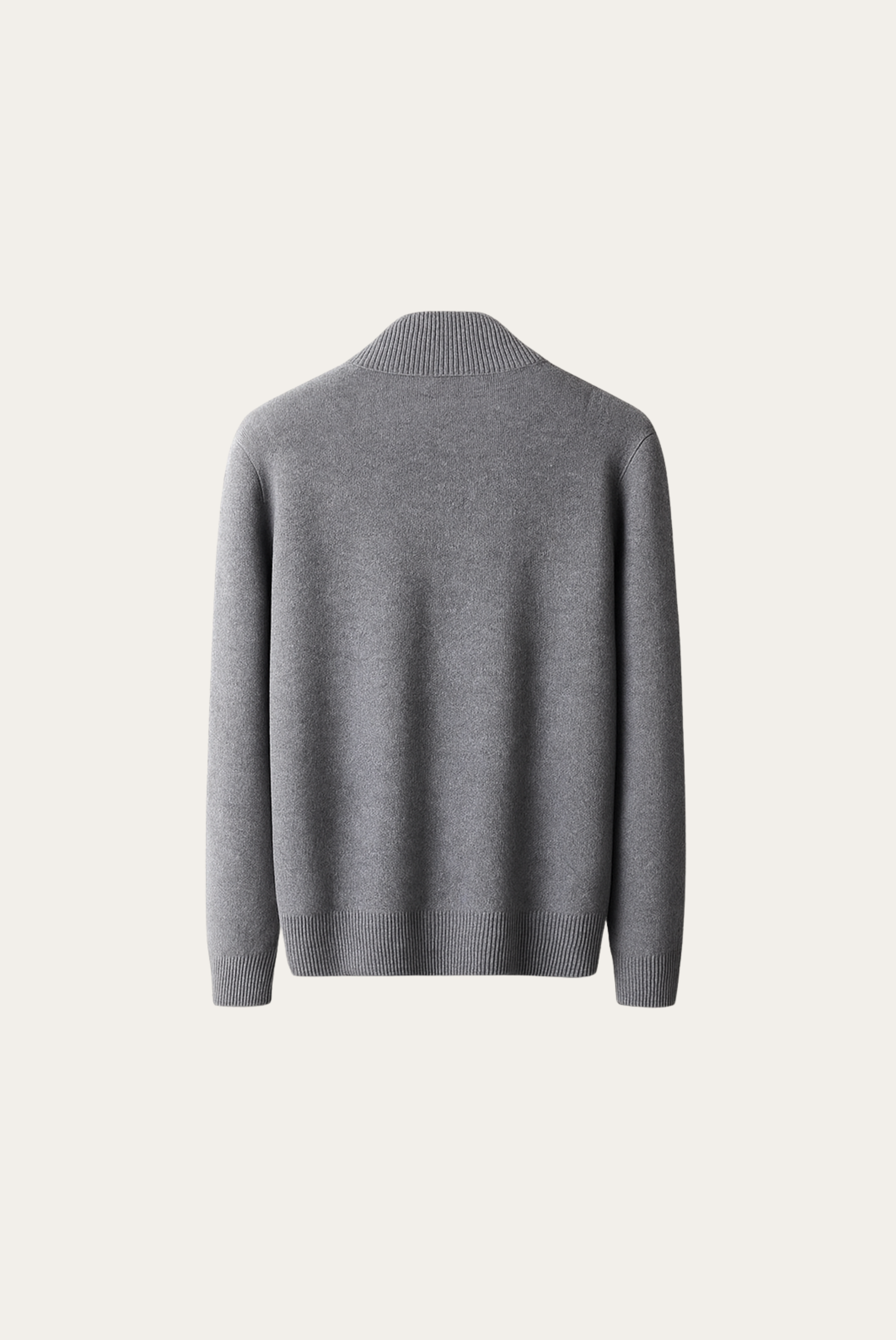 Cardigan de Cashmere Cinza