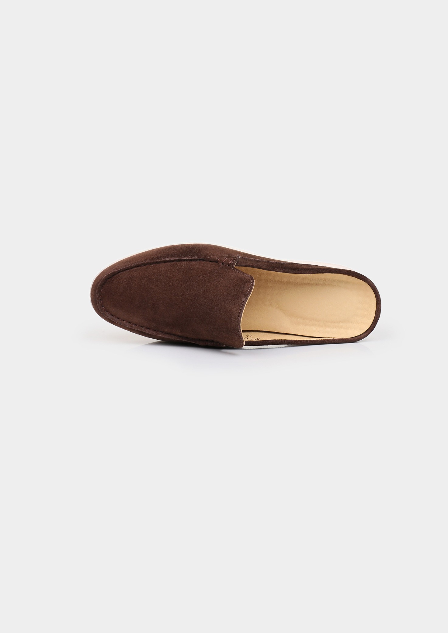 SLIPPER MARINA EM CAMURÇA - Café