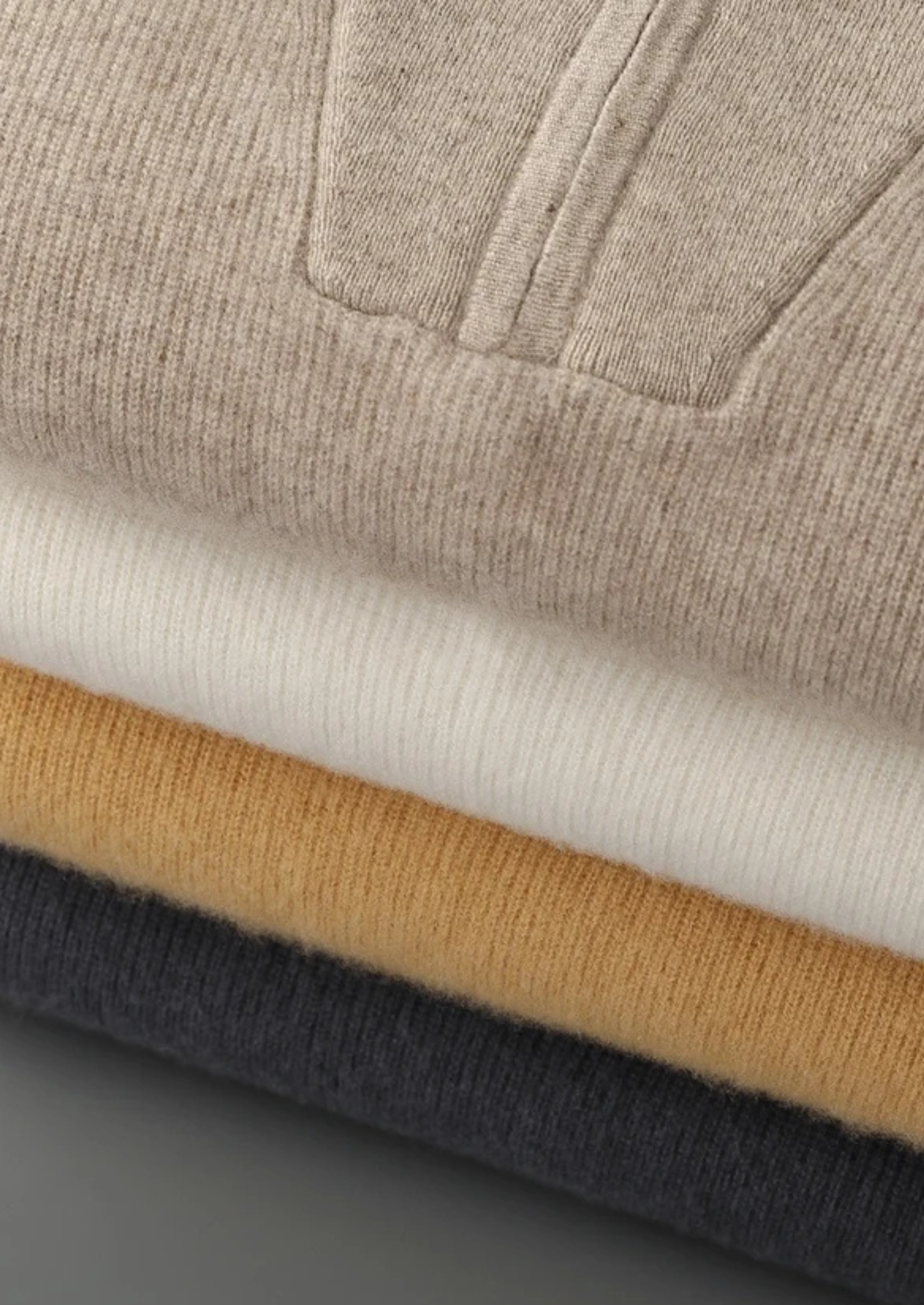 Suéter Premium em Cashmere Canelado com Meio Zíper