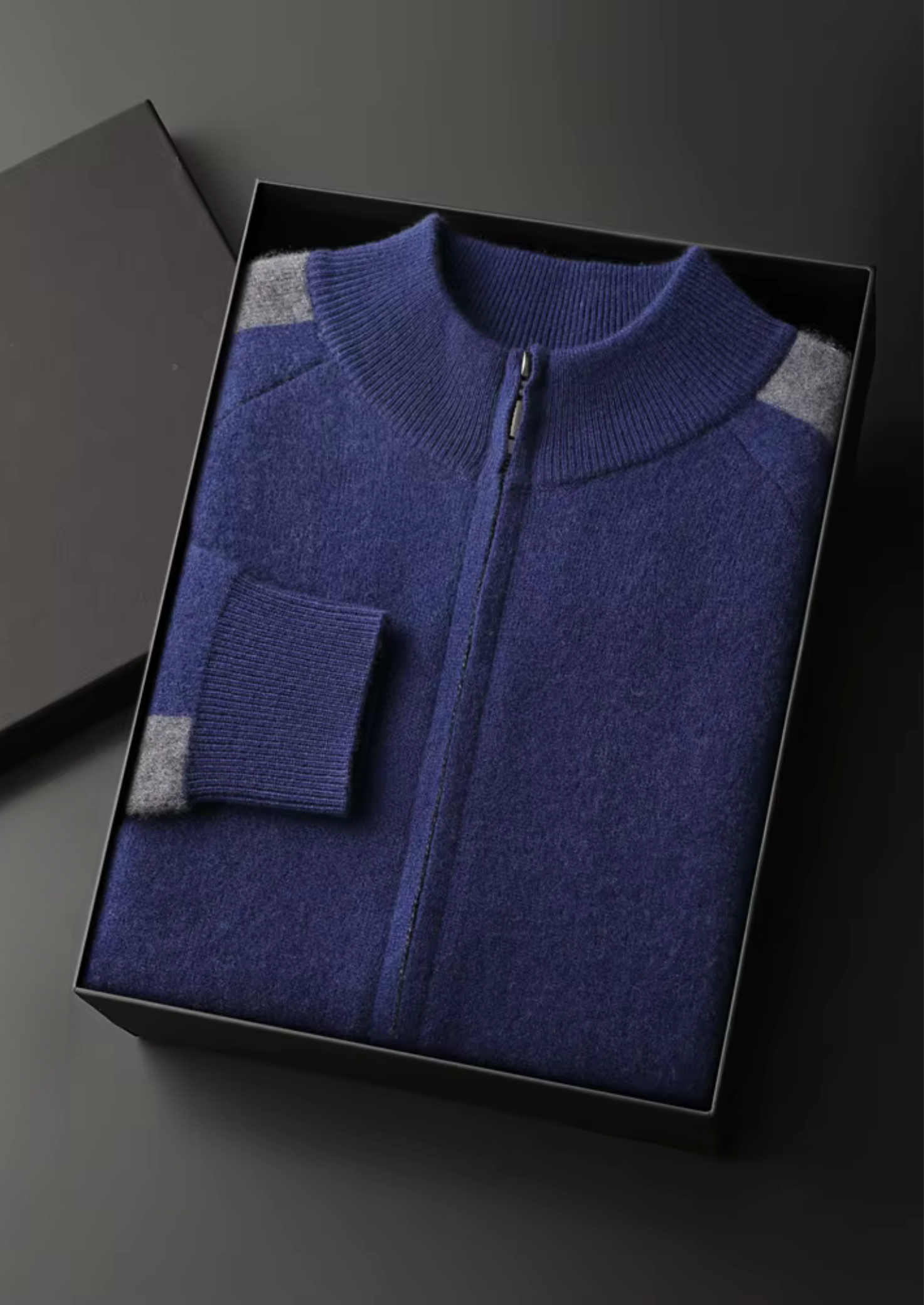CONJUNTO TORINO DE LAZER EM CASHMERE PREMIUM AZUL-MARINHO