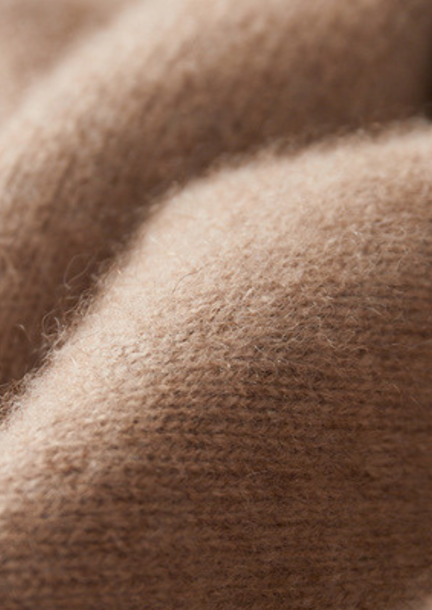 Suéter Gola Careca Essencial Puro Cashmere Bege