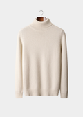 Gola Rolê Essencial de Cashmere Puro Marfim