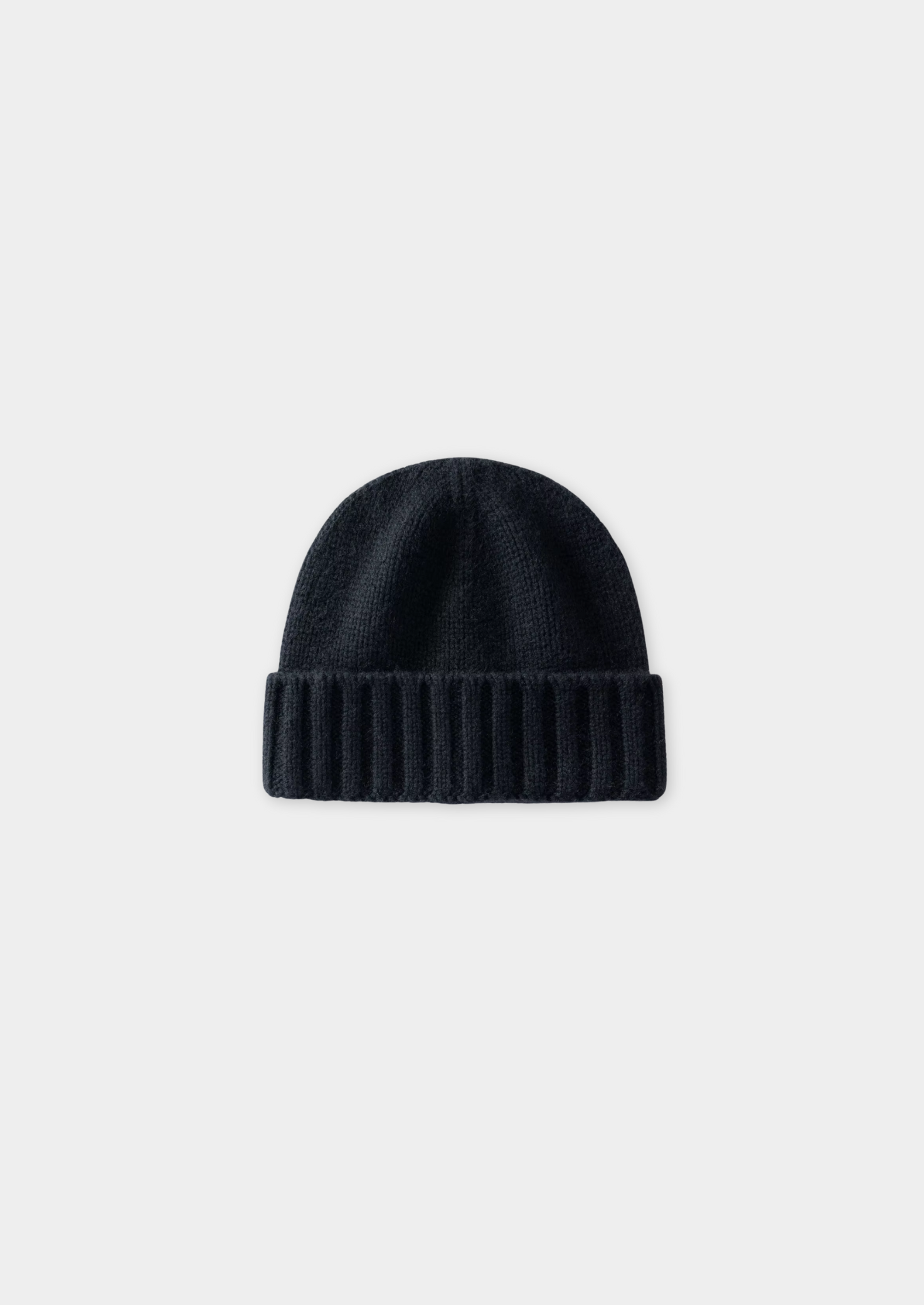 Gorro de Inverno Preto em Cashmere