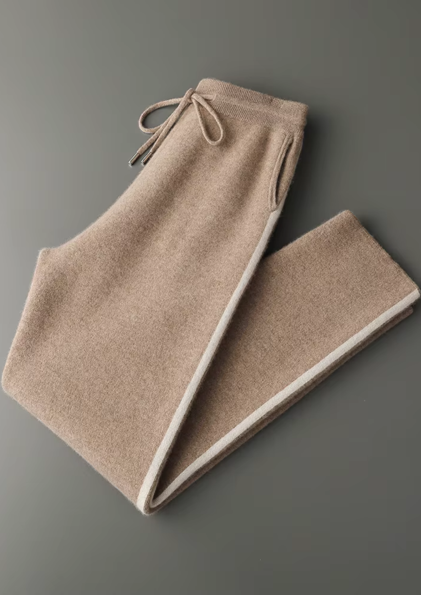 Conjunto Milano Leisure Bege em Cashmere Premium