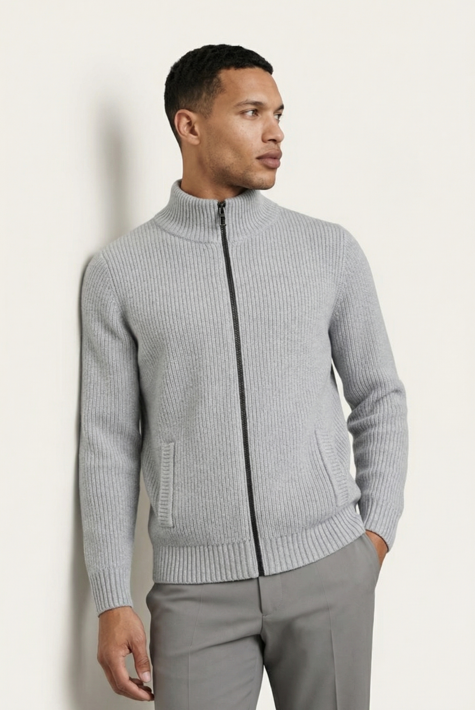 Cardigan Donati Cinza