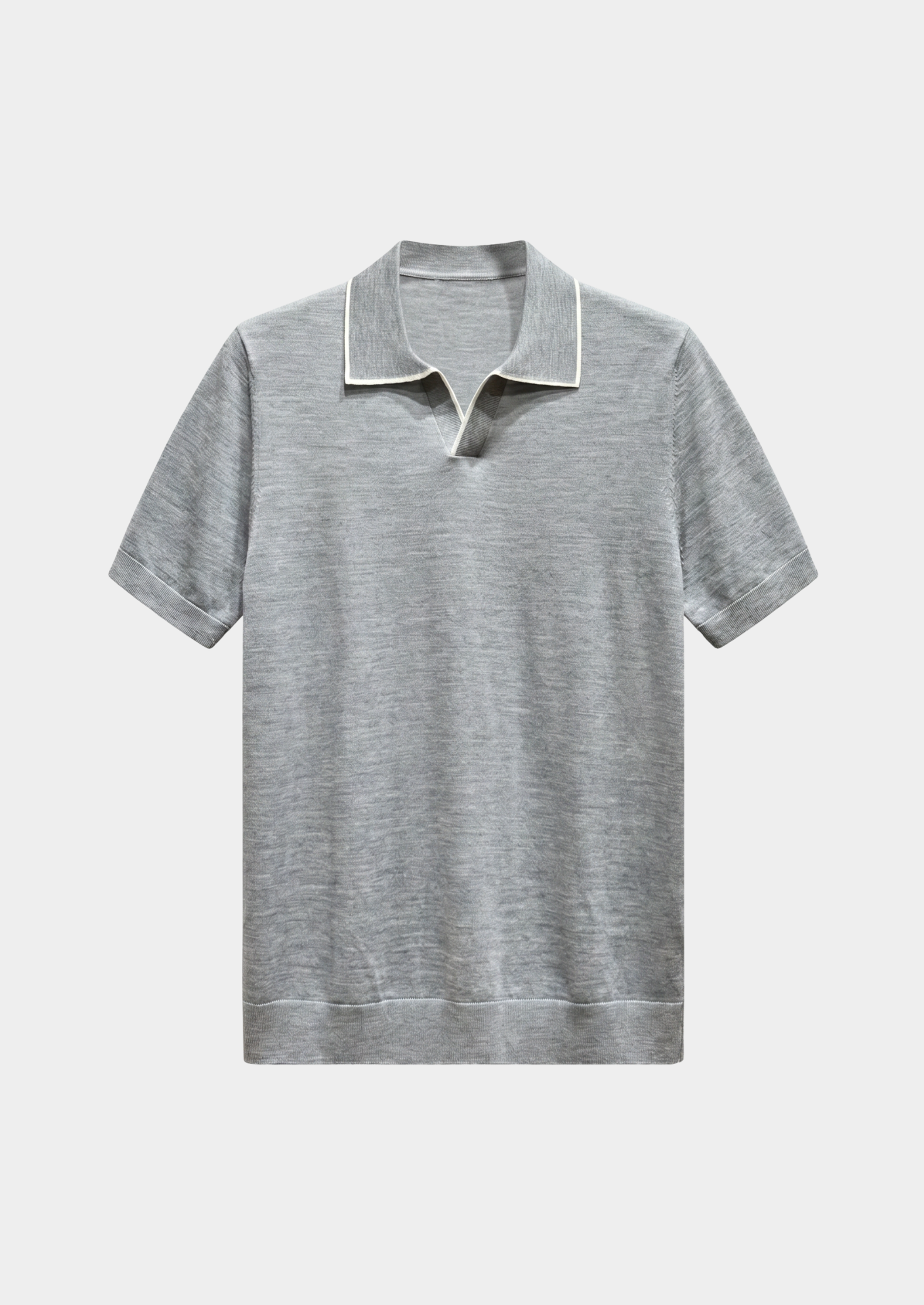 Camisa Polo Ellis Leve - Cinza-Claro