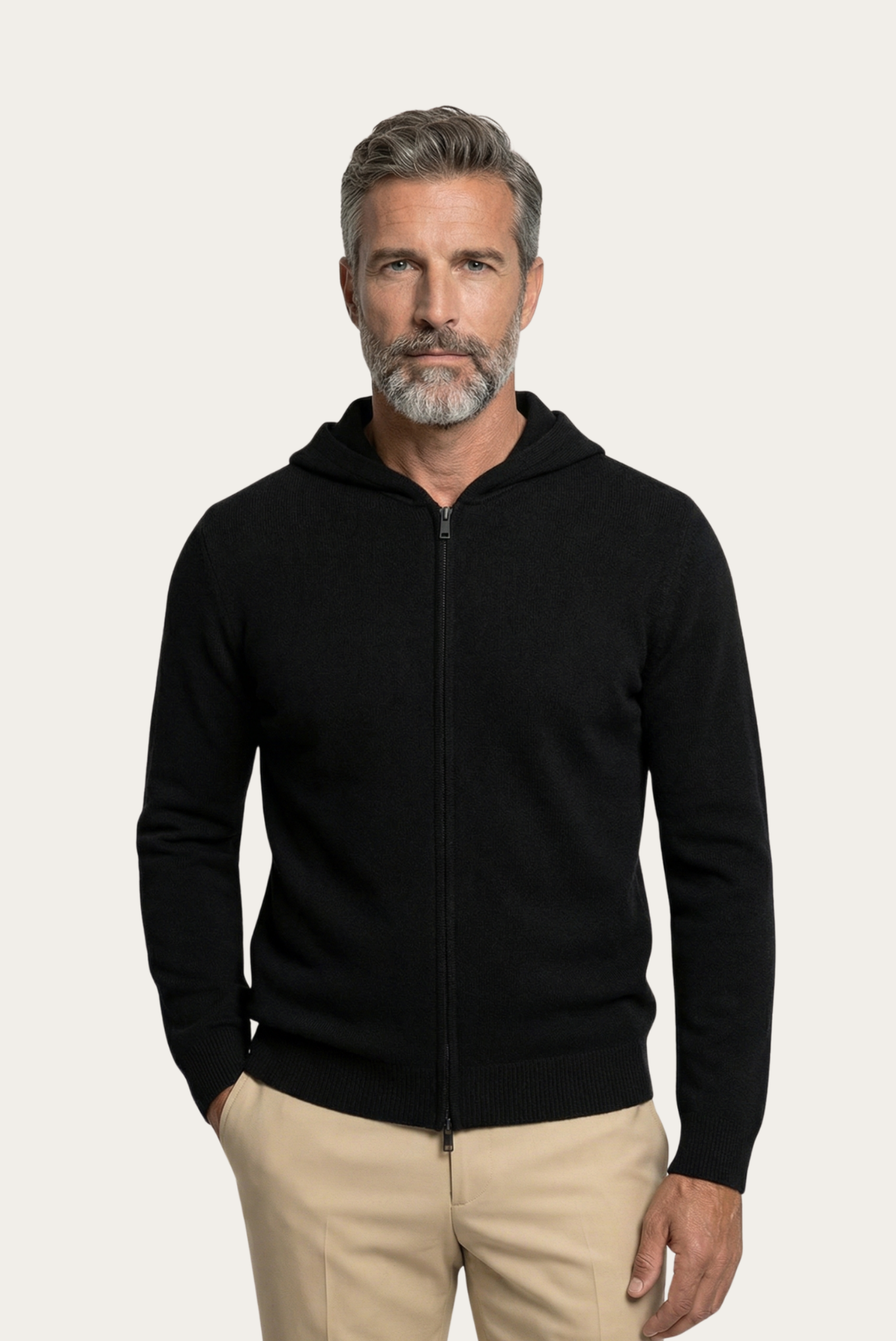 Colete Premium de Cashmere Preto