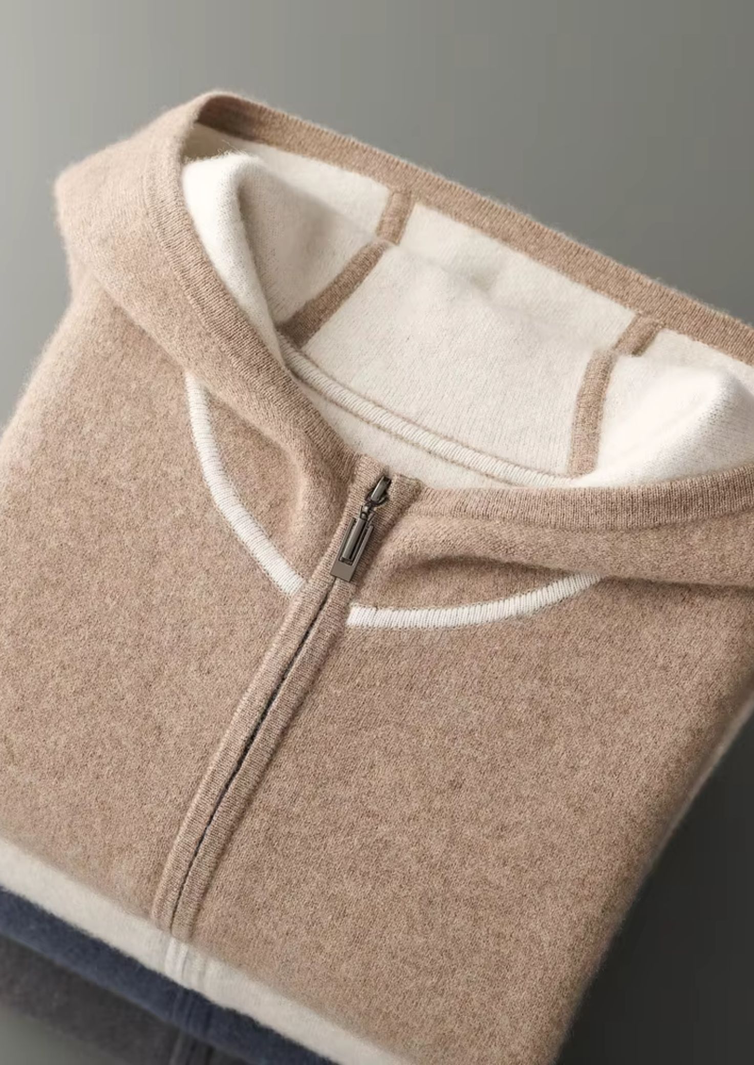 Conjunto Milano Leisure Bege em Cashmere Premium
