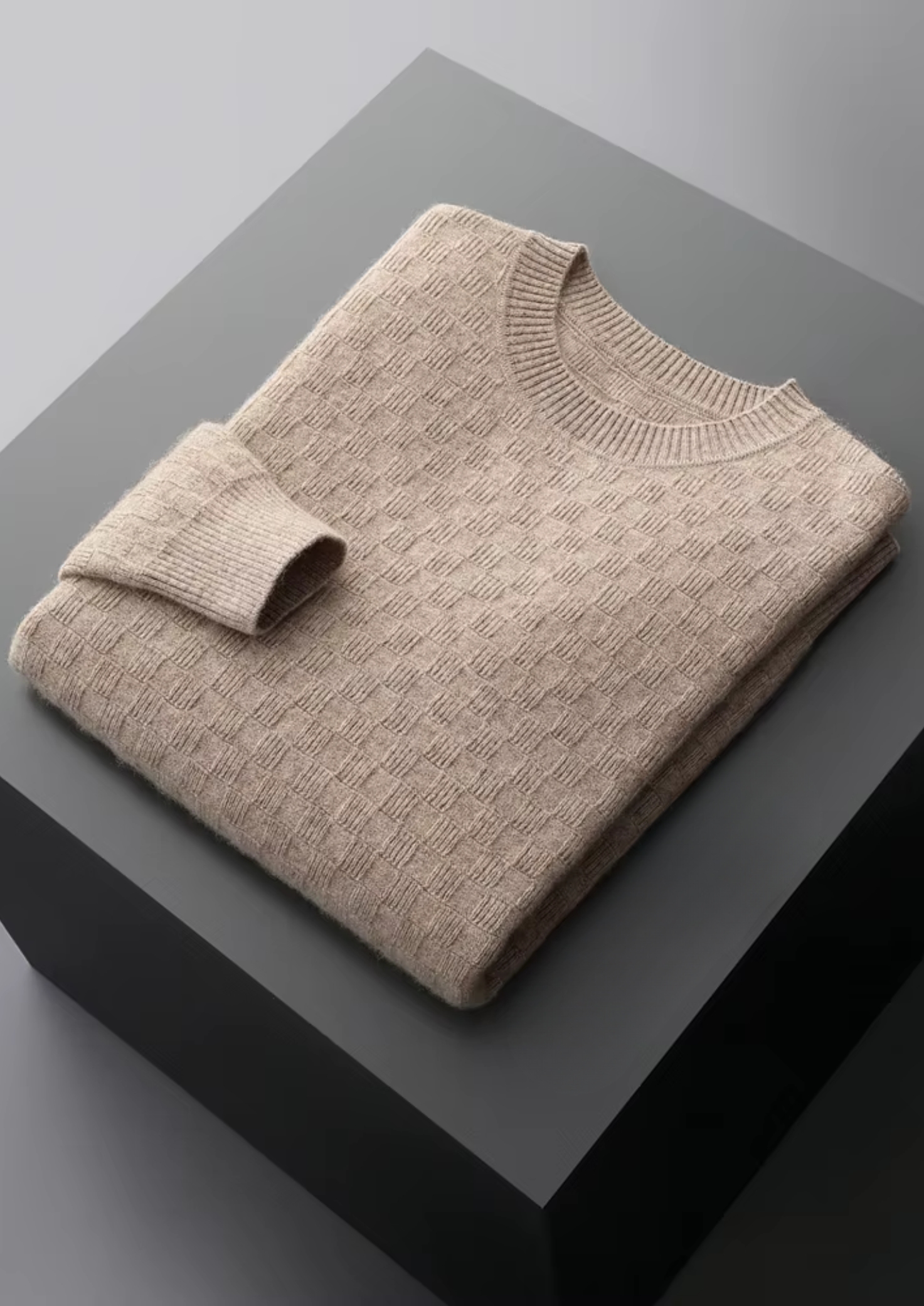 Suéter Gola Careca Cashmere Premium Texturizado