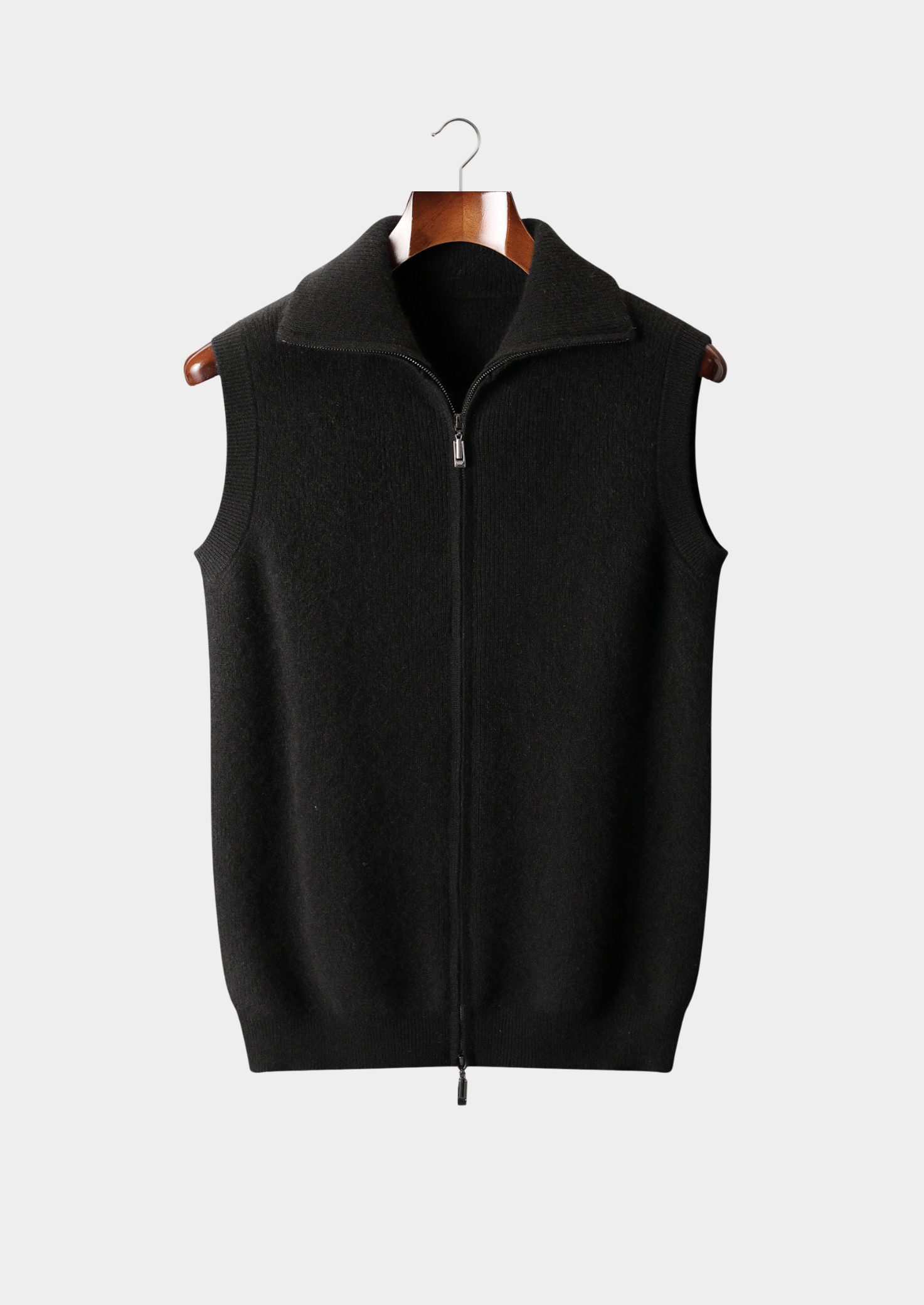 Colete Cashmere Puro Preto