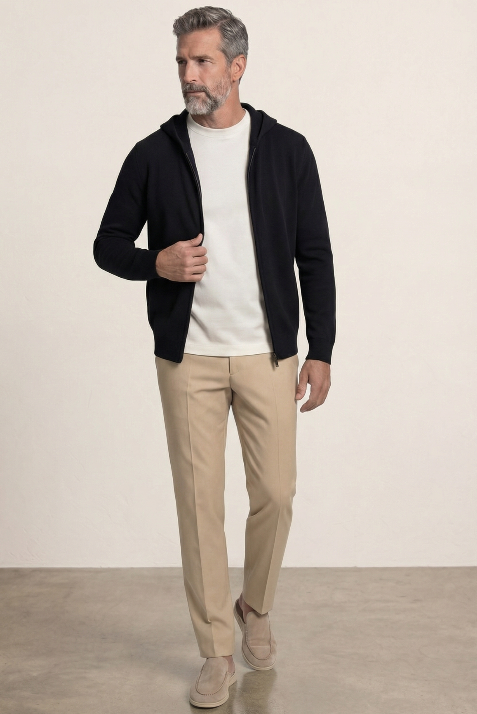 Colete Premium de Cashmere Preto