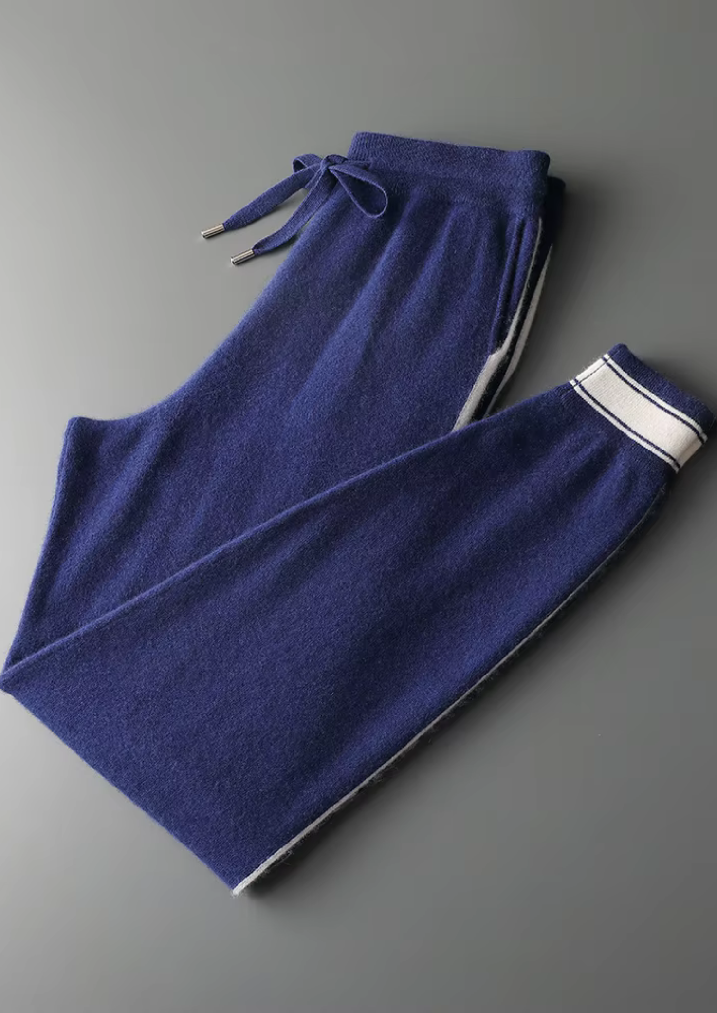 Conjunto de Lazer Vienna em Cashmere Premium - Azul-Marinho