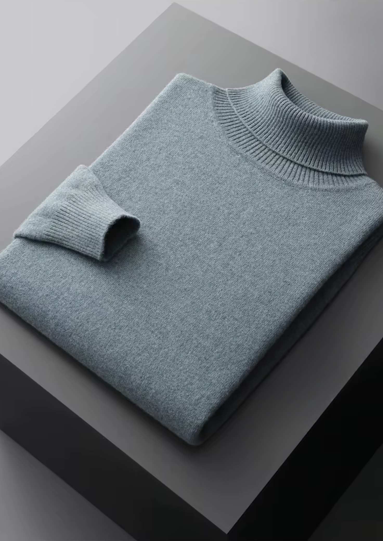 Gola Alta Clássica em Lã Merino Extrafina Pura