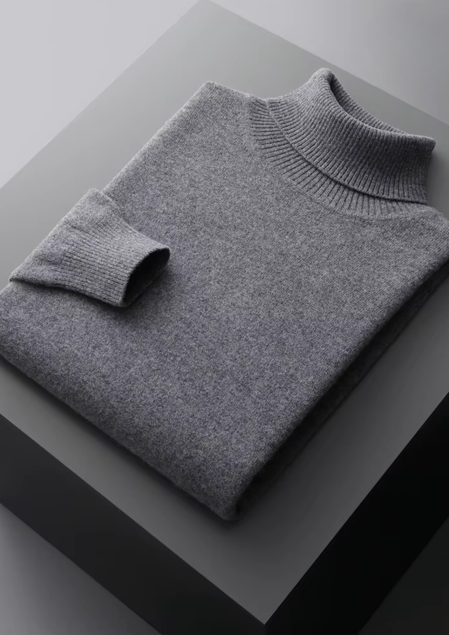 Gola Alta Clássica em Lã Merino Extrafina Pura