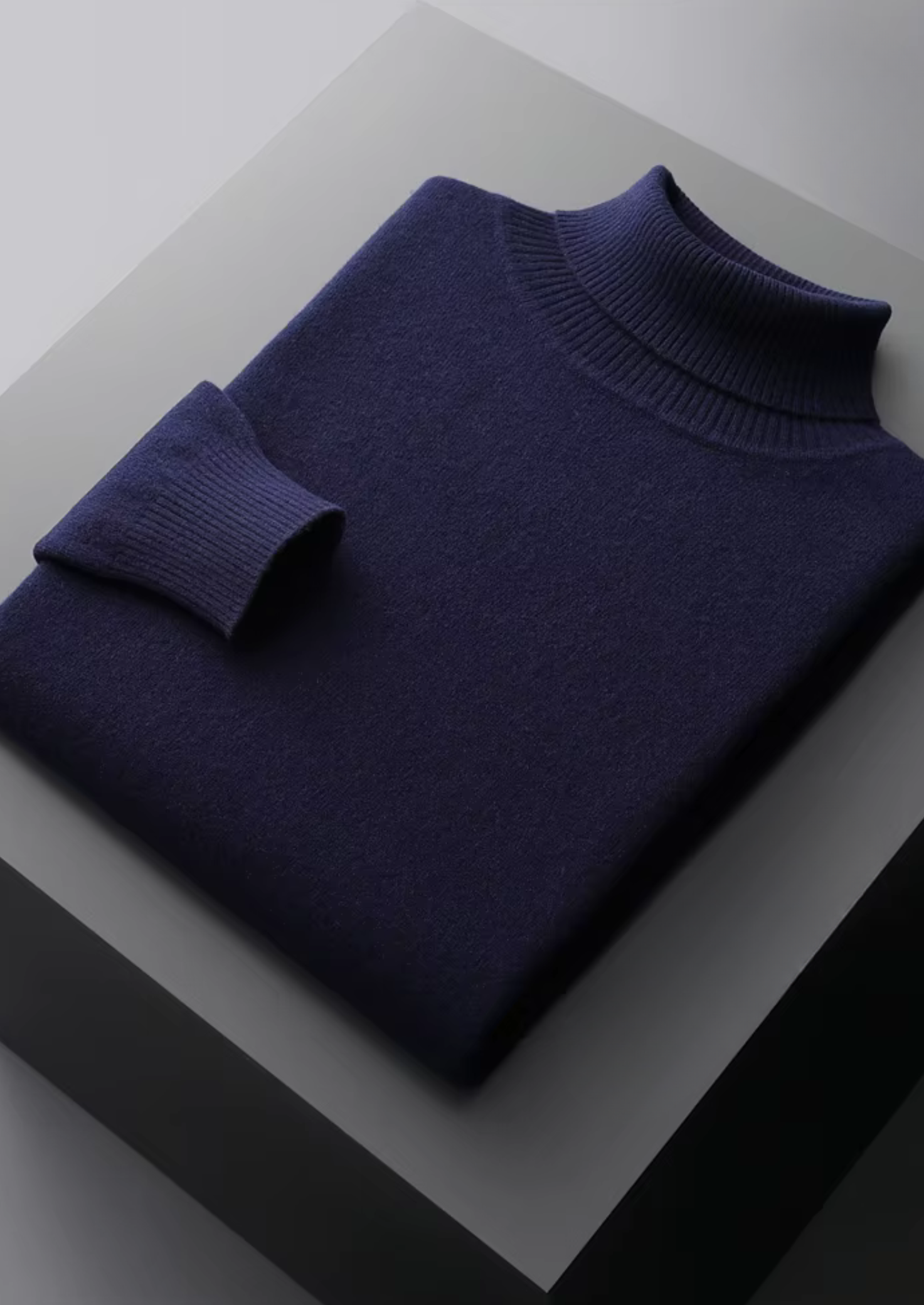 Gola Alta Clássica em Lã Merino Extrafina Pura