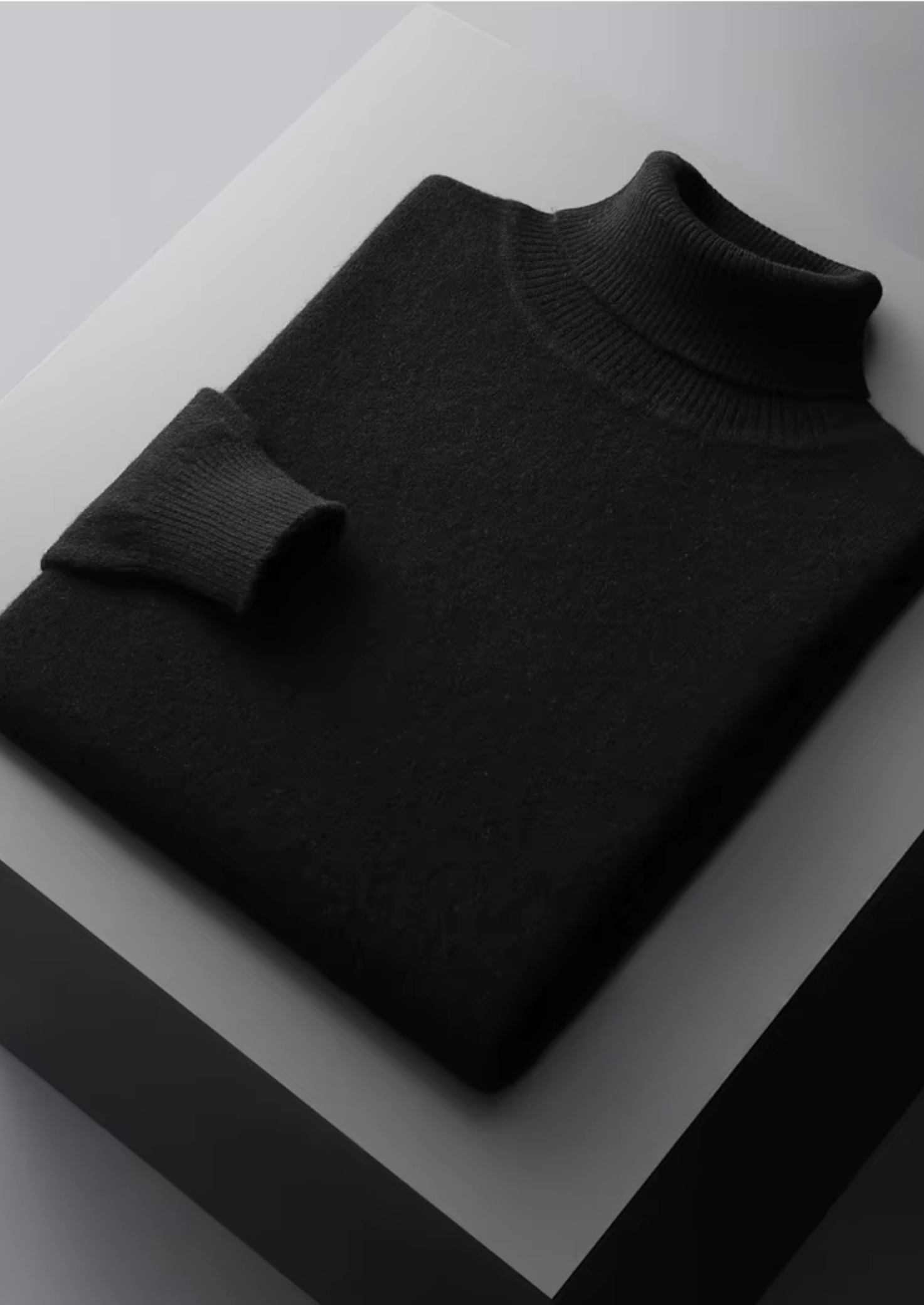 Gola Alta Clássica em Lã Merino Extrafina Pura