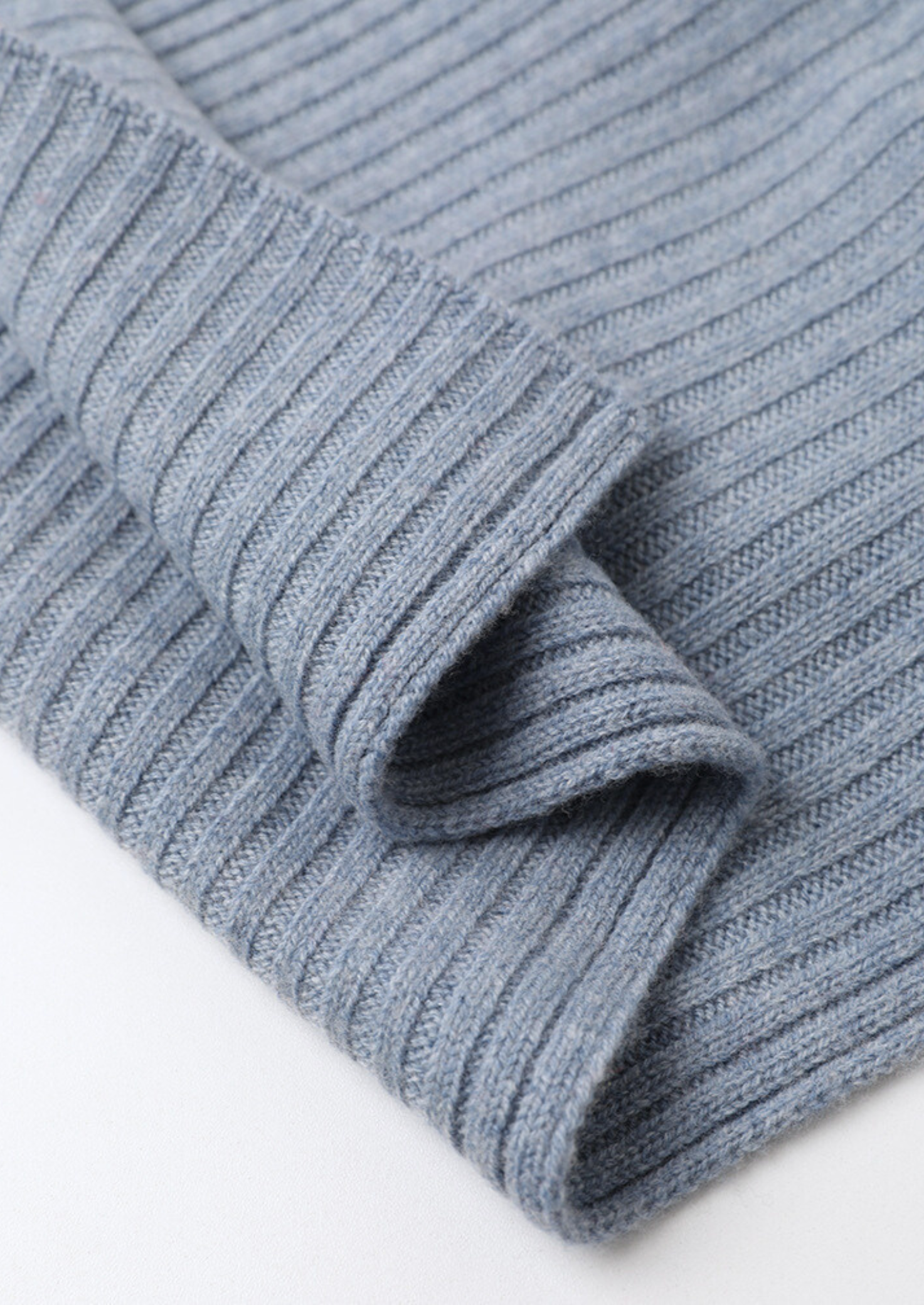 Essenciais de Inverno em Lã Merino Extrafina - Azul Claro