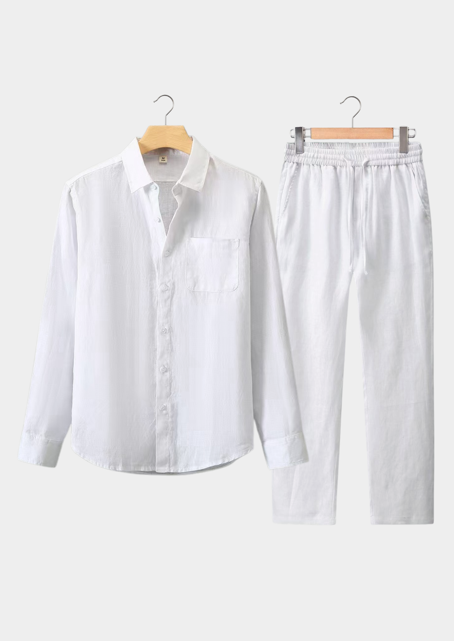 Conjunto Verão Dolcevita Manga Longa - Todo Branco