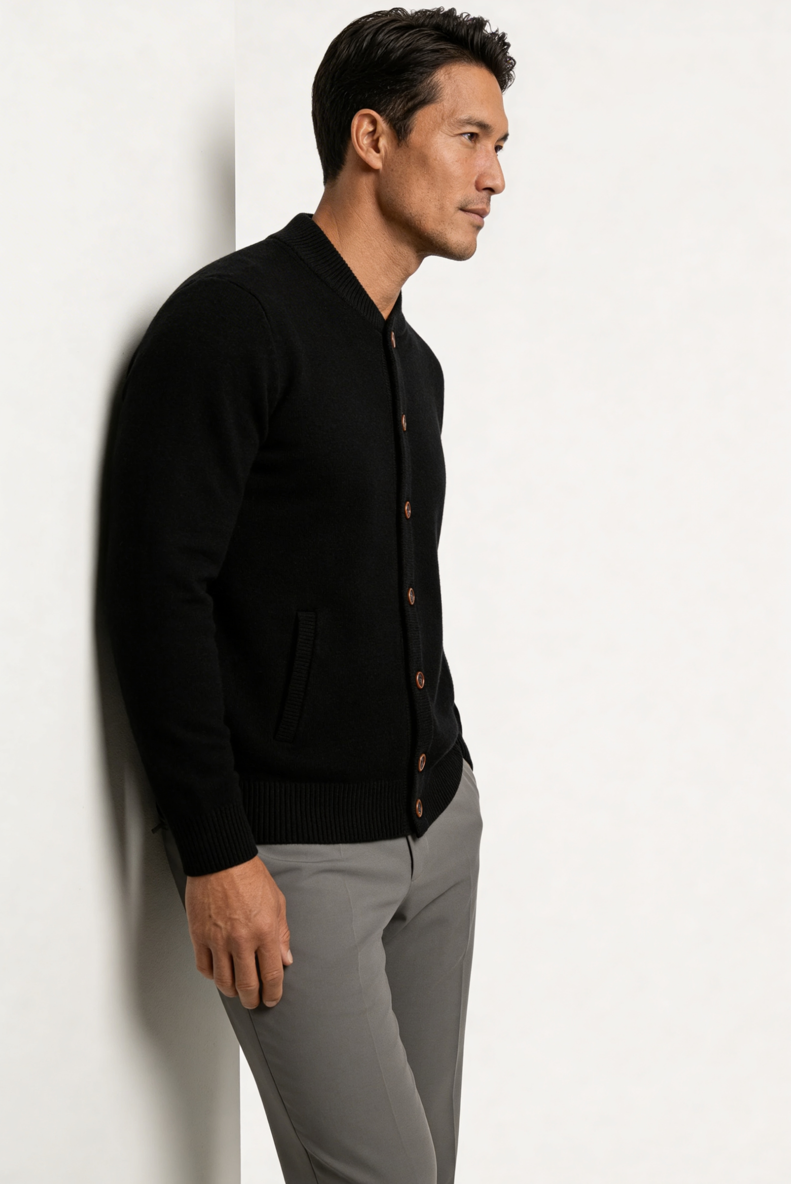 Cardigan de Cashmere Preto
