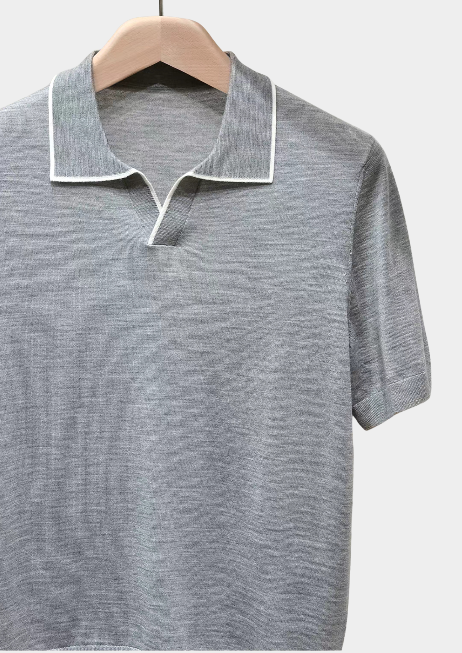Camisa Polo Ellis Leve - Cinza-Claro