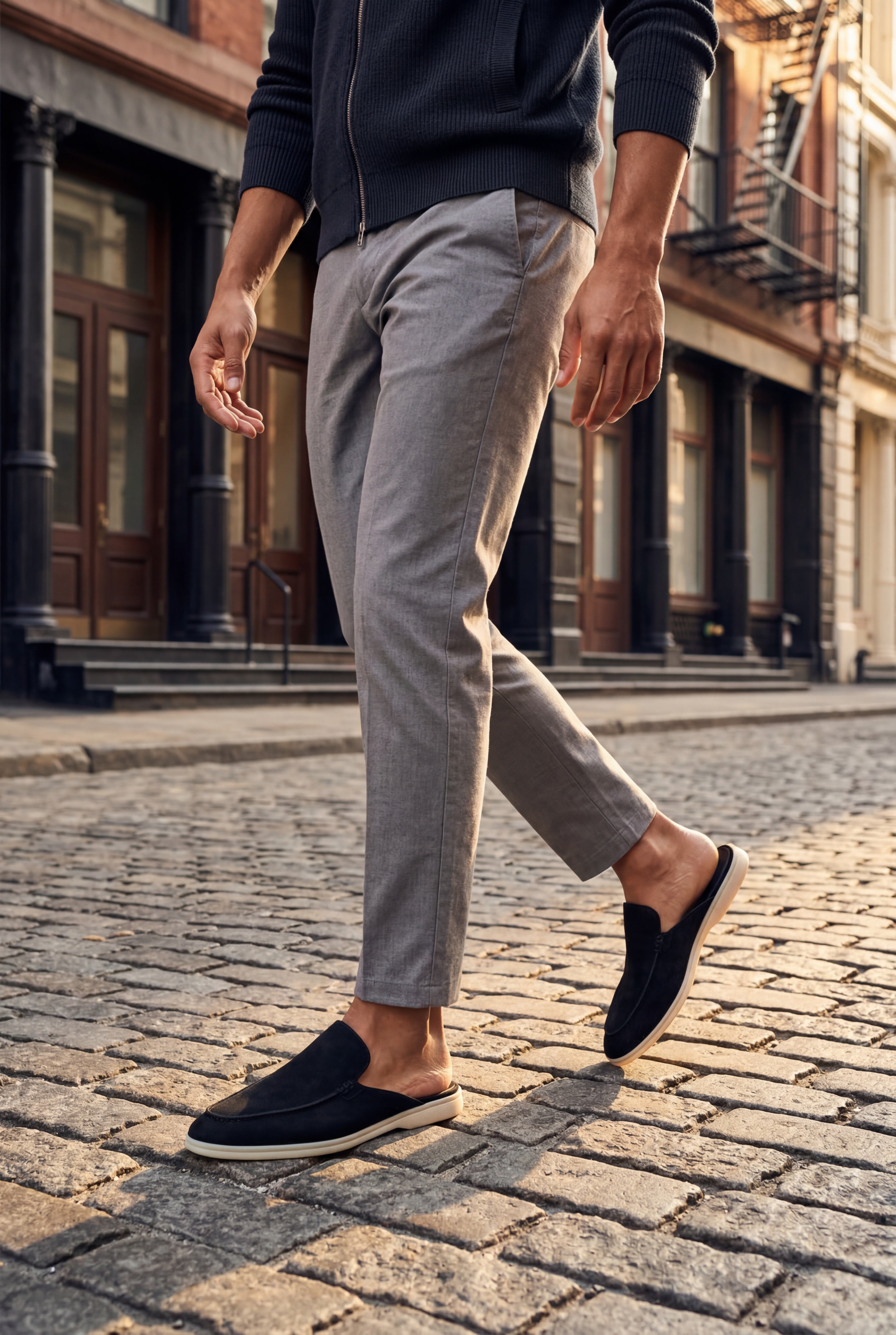 Black Nina Mule