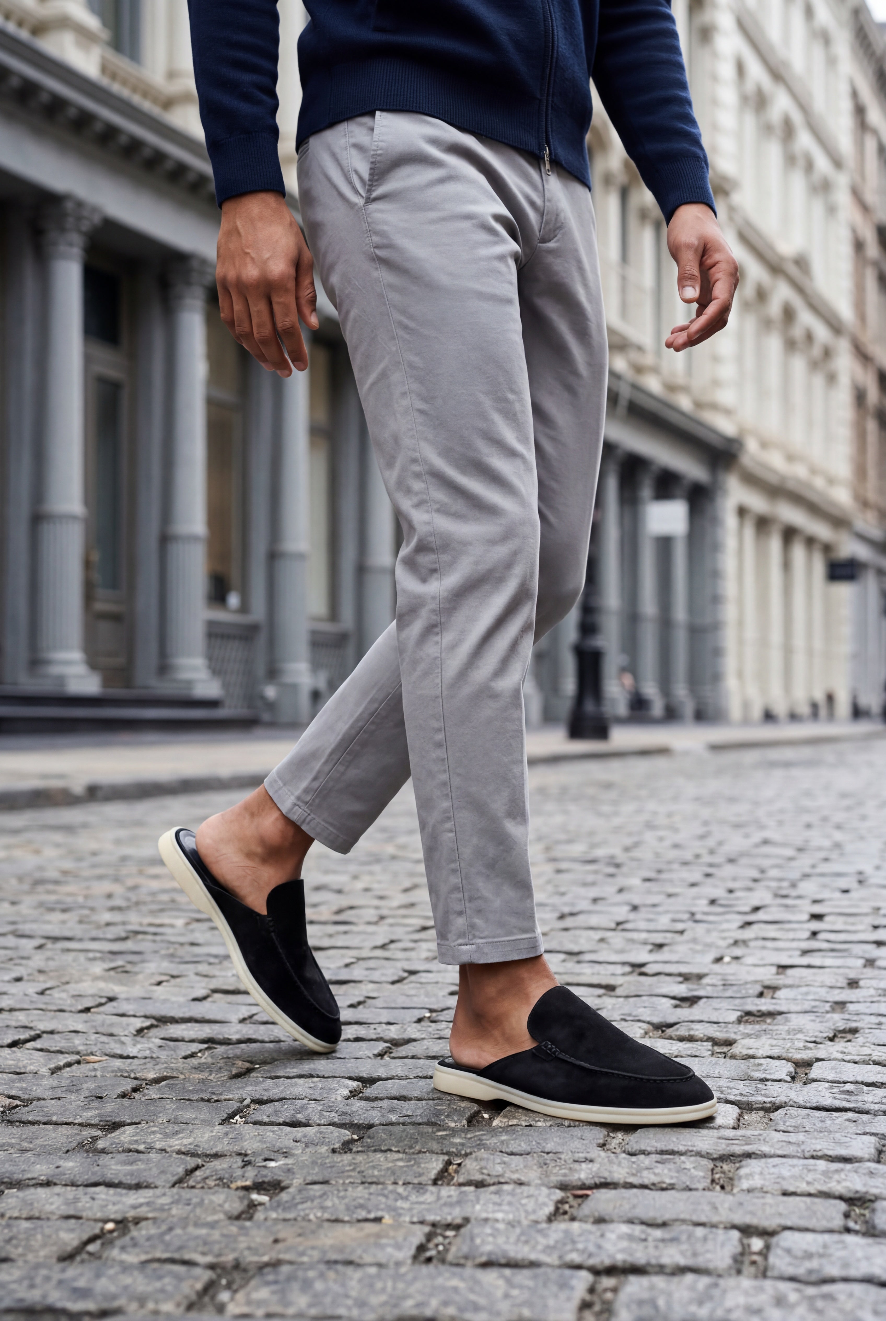 Black Nina Mule
