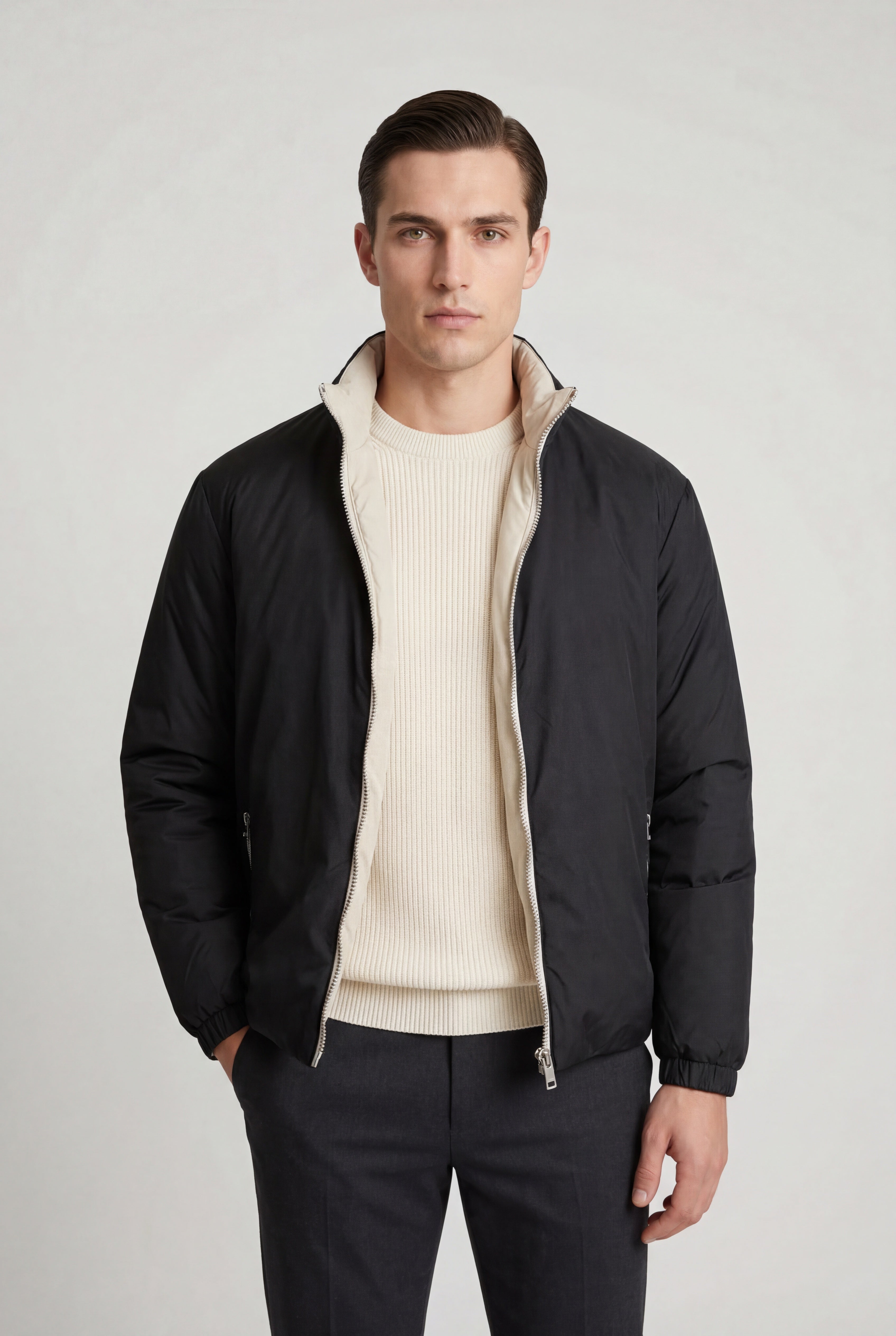 Black Windbreaker