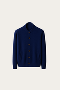 Cardigan de Cashmere Azul-Marinho
