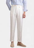 Calça Plissada Cagliari Coastal - Branca