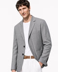 Nina Soft Suade Blazer - Grey