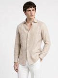 Leonina Linen Shirt — Natural Linen