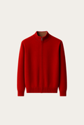 Cardigan de Cashmere Dupla Face Vermelho