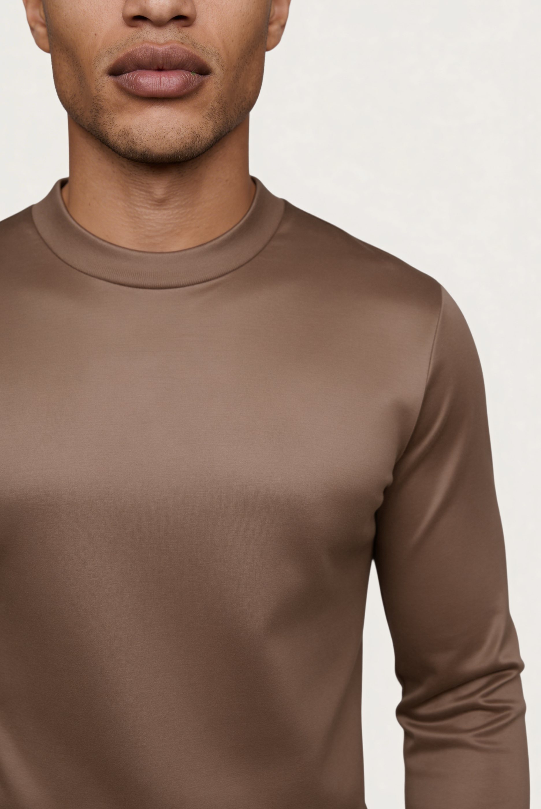 Manga Longa Imperial Taupe