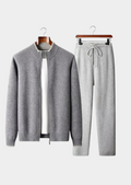 Conjunto Bicolor em Lã Merino Extrafina Pura