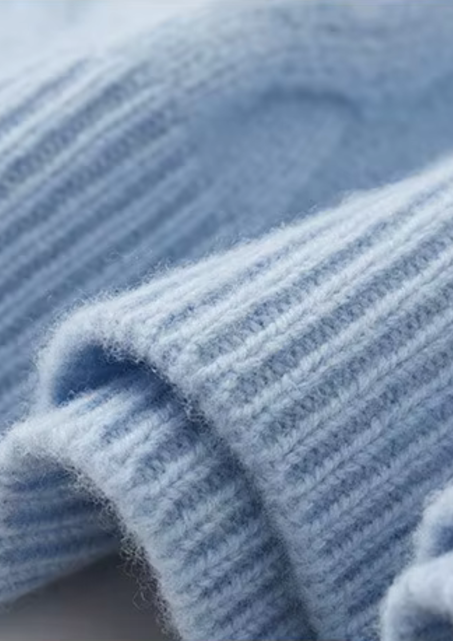 Suéter Gola Careca Trançado de Inverno em Lã Merino Extra-Fina Pura