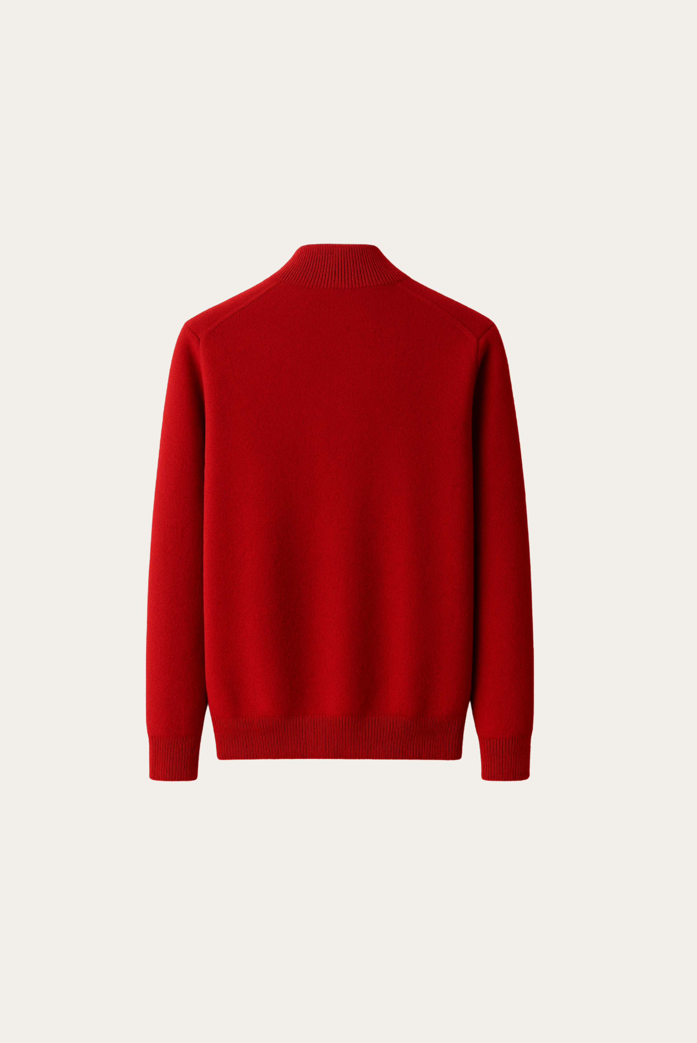 Cardigan de Cashmere Dupla Face Vermelho