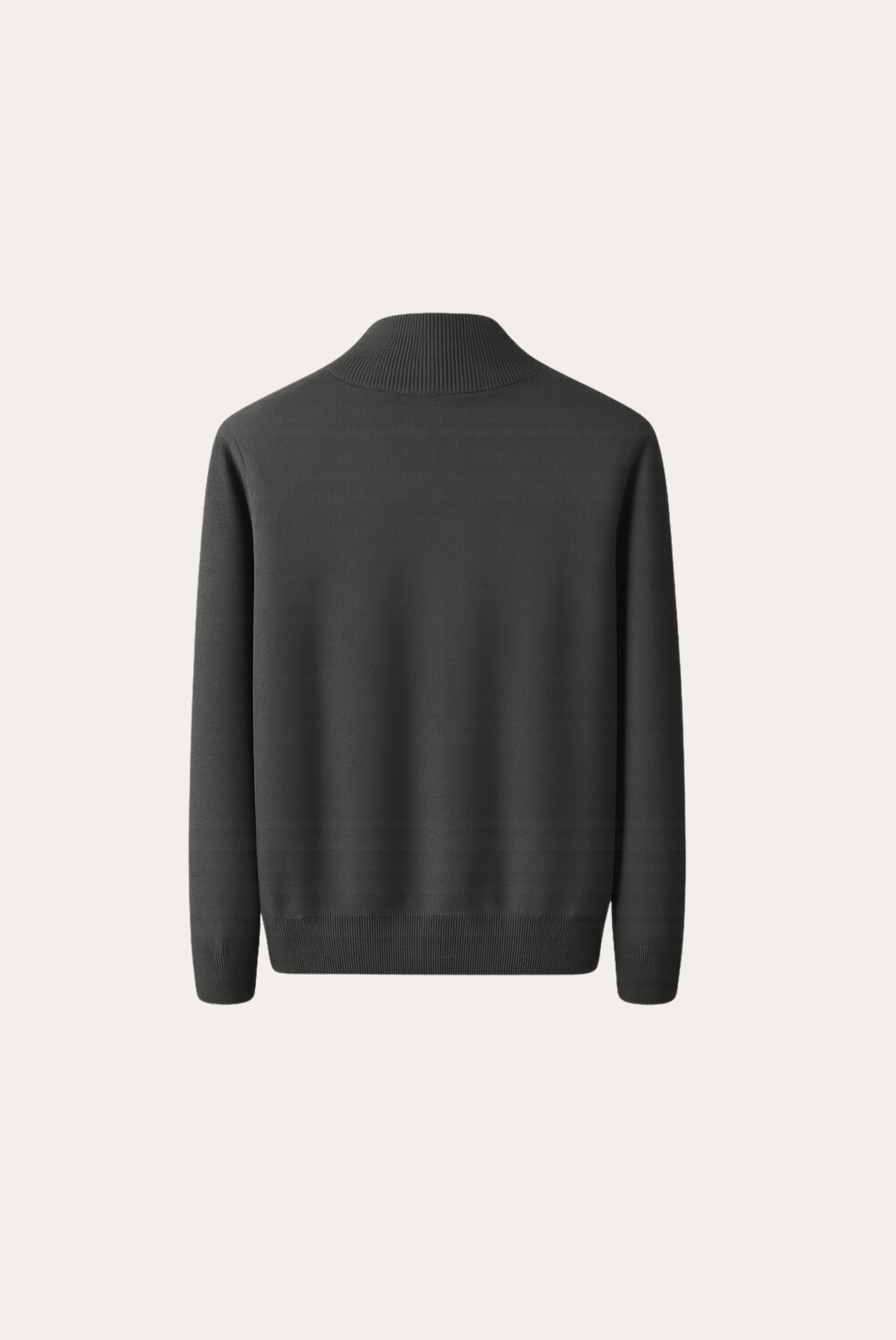 Cardigan de Cashmere Dupla Face Cinza