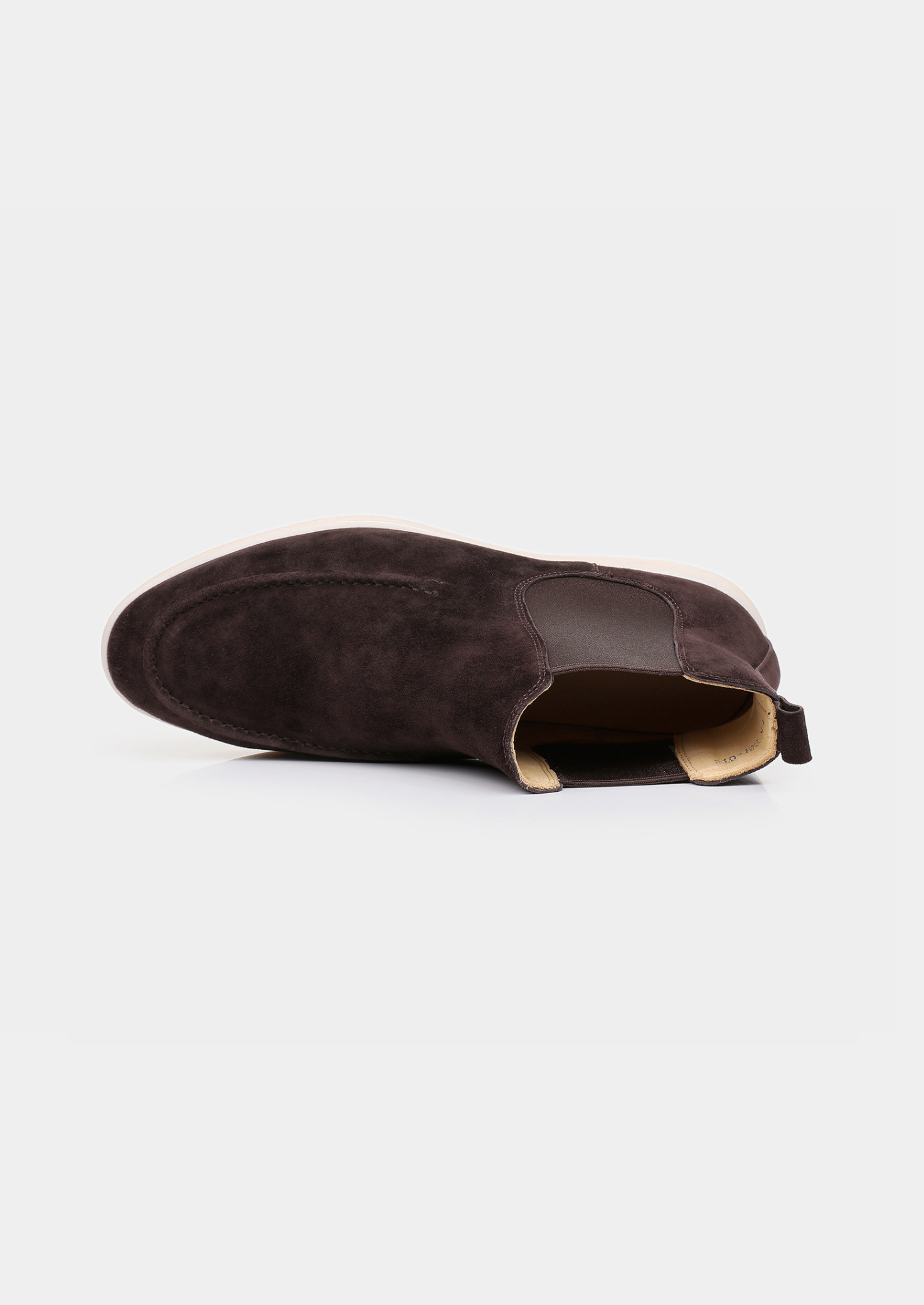 COFFEE SUEDE CHELSEA BOOT