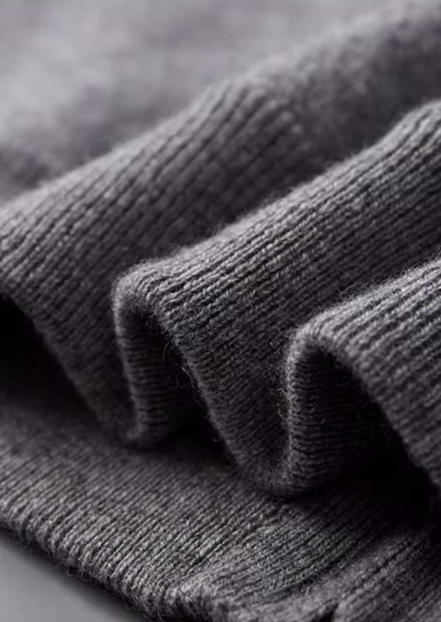 Cardigã Polo com Zíper em Lã Merino Extra-Fina Pura