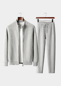 Conjunto Denis Leisure Cinza Claro em Cashmere Premium