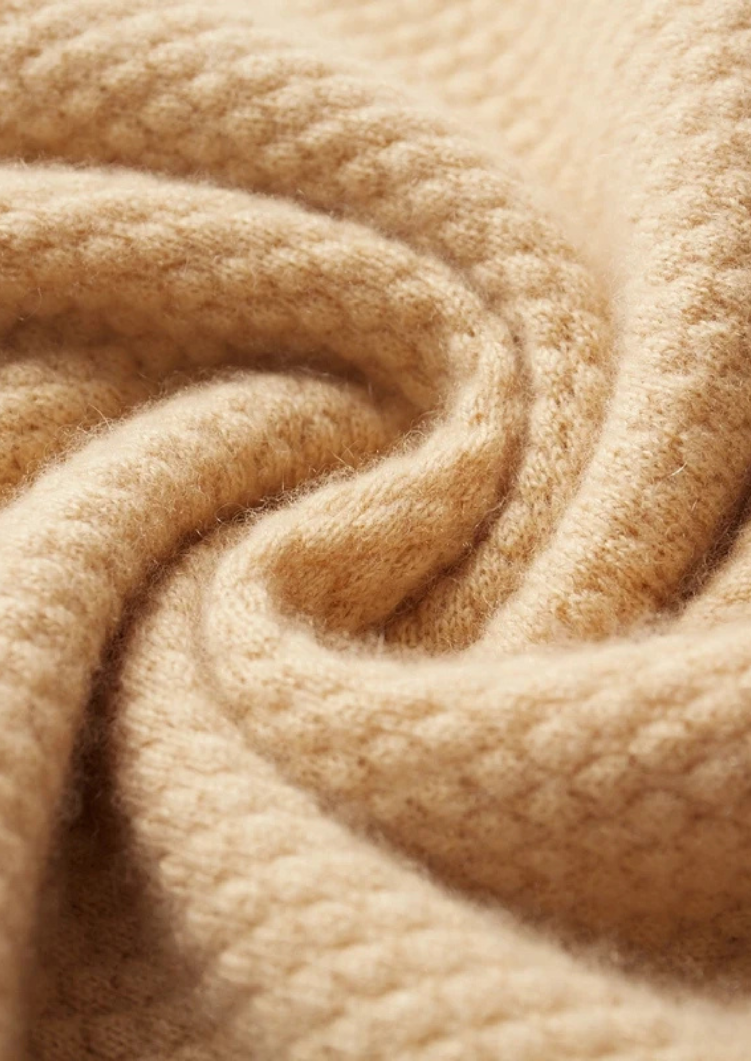 Polo Premium Cashmere Mostarda Bicolor