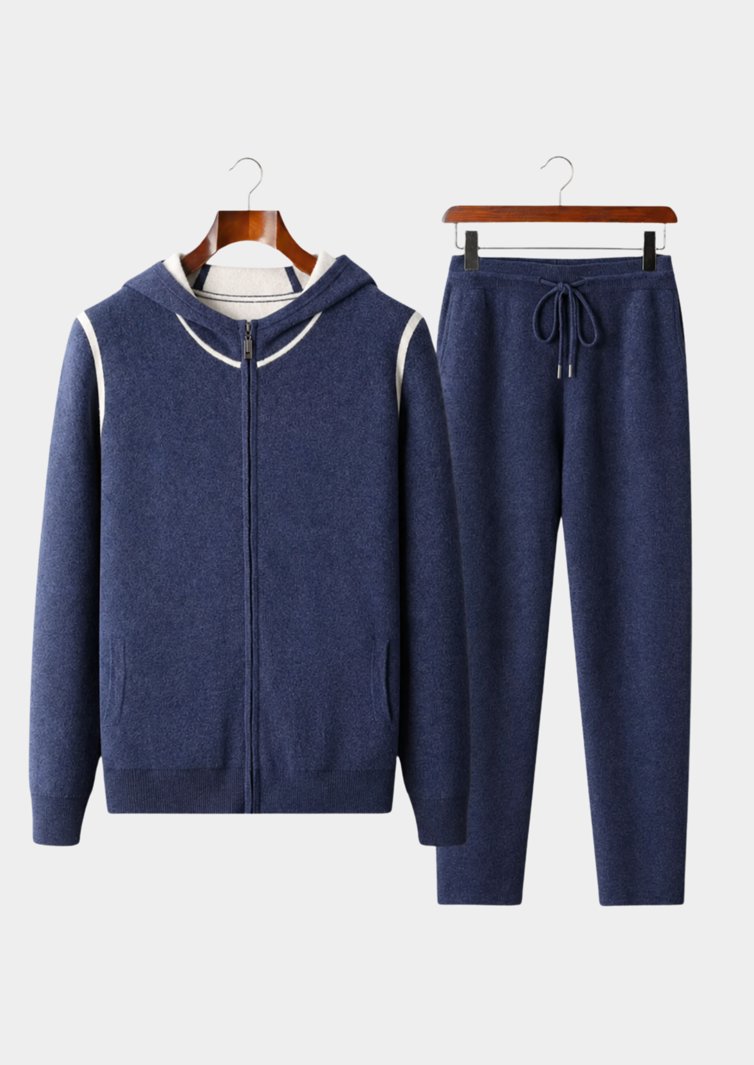 CONJUNTO MILANO DE LAZER EM CASHMERE PREMIUM AZUL-MARINHO