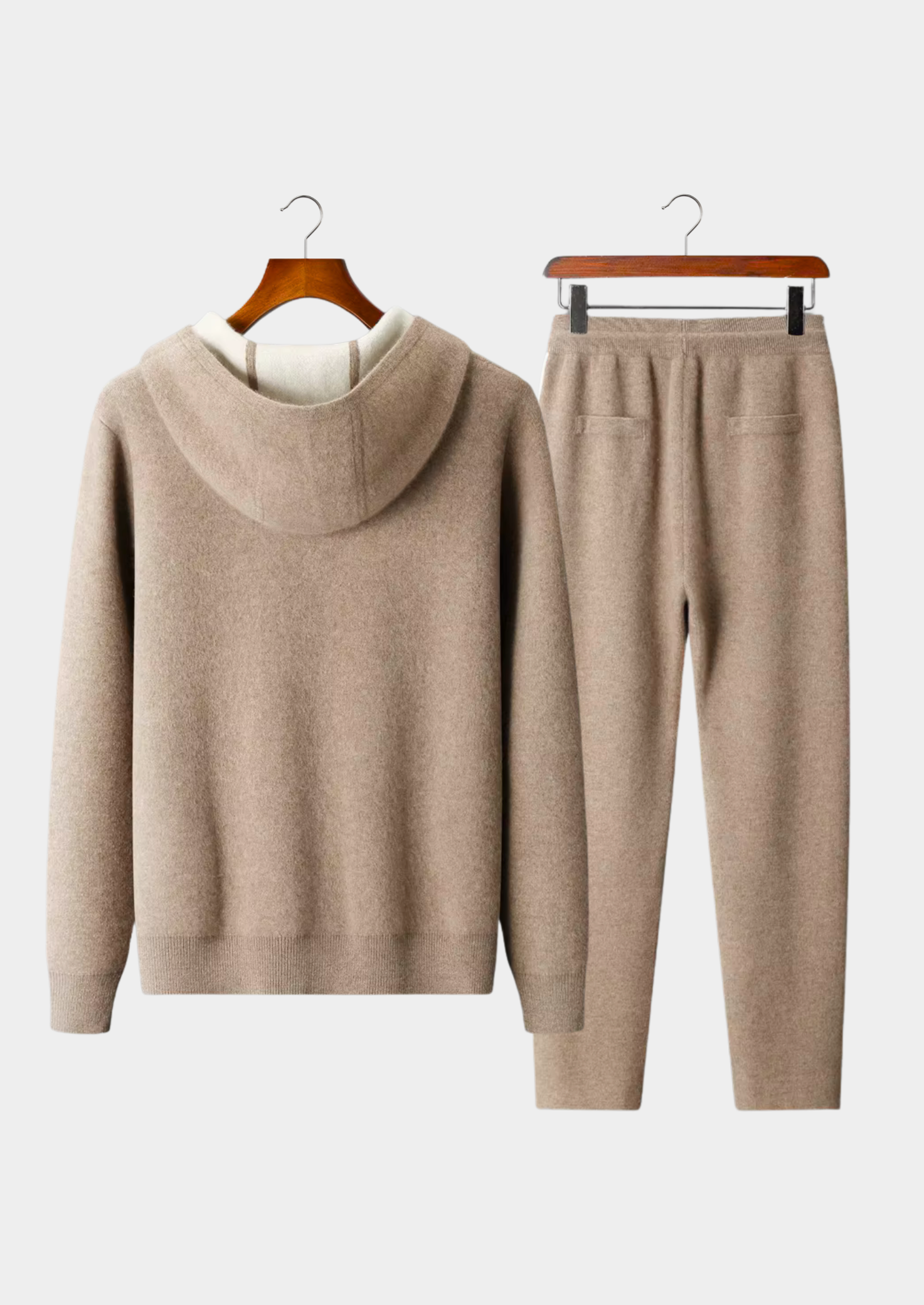 Conjunto Milano Leisure Bege em Cashmere Premium