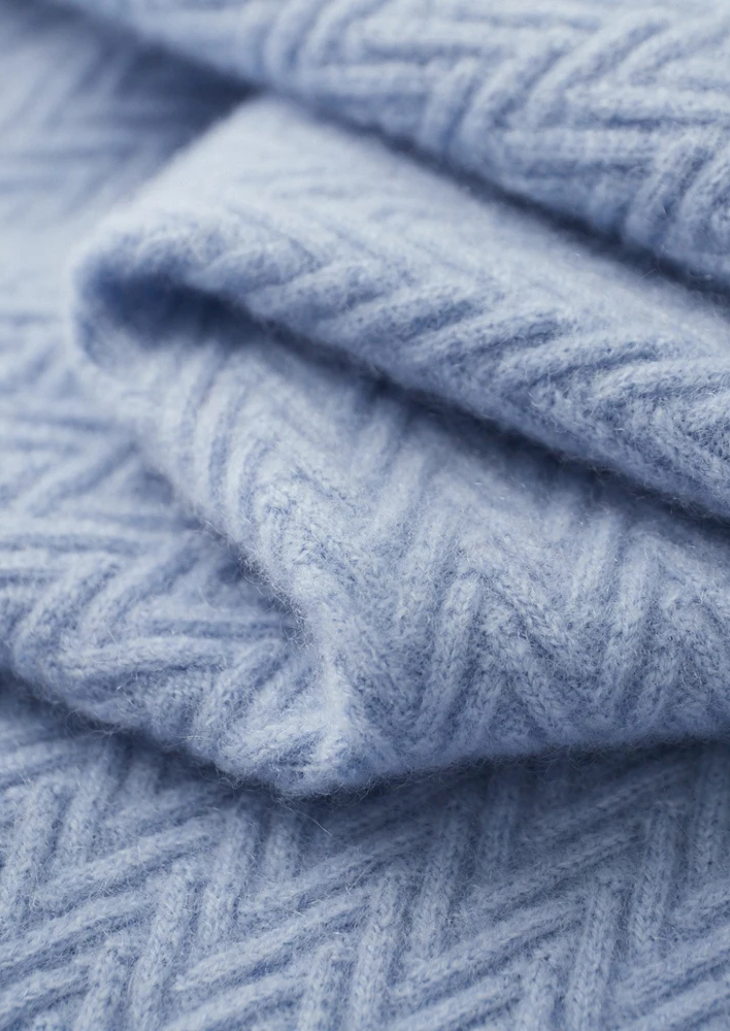 Suéter Premium em Cashmere com Botões e Padrão Zigue-Zague